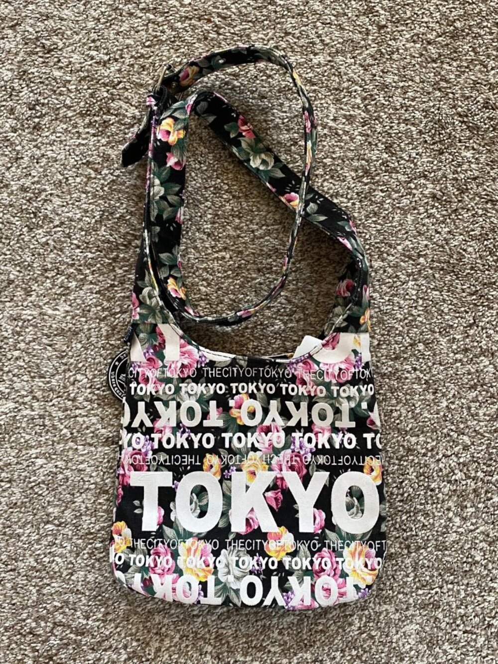 NWOT Robin Ruth Japan Crossbody Bag ling Tote Hobo Bag Destination Travel Cotton
